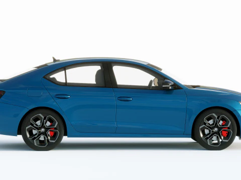 Skoda Octavia Sedan RS 2020 3D Model