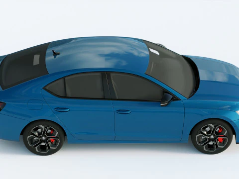 Skoda Octavia Sedan RS 2020 3D Model