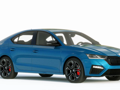 Skoda Octavia Sedan RS 2020 3D Model