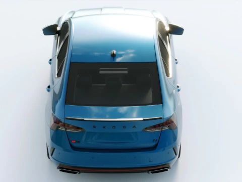 Skoda Octavia Sedan RS 2020 3D Model