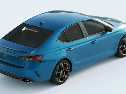 Skoda Octavia Sedan RS 2020 3D Model