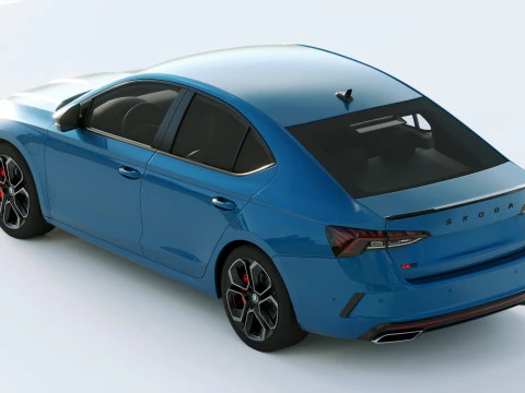 Skoda Octavia Sedan RS 2020 3D Model