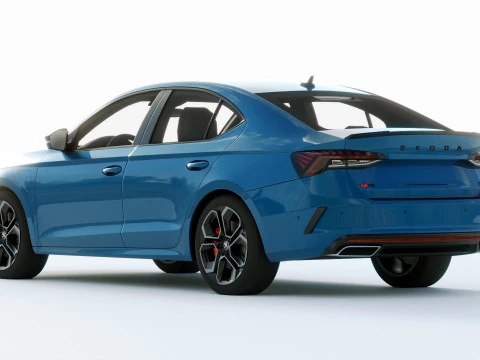 Skoda Octavia Sedan RS 2020 3D Model