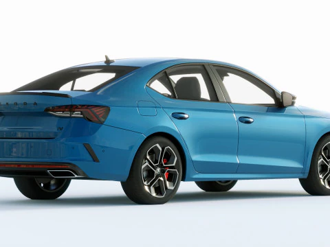 Skoda Octavia Sedan RS 2020 3D Model