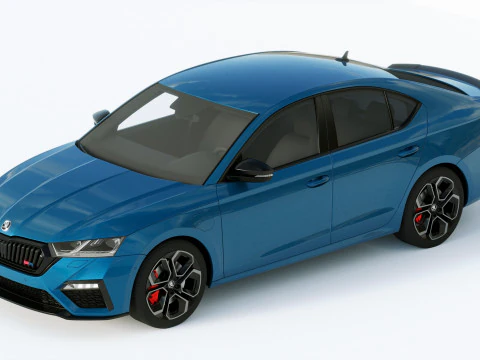Skoda Octavia Sedan RS 2020 3D Model