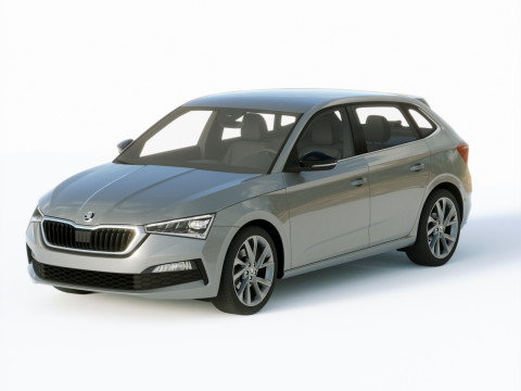 Skoda Scala 2019 3D Model