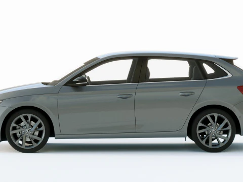 Skoda Scala 2019 3D Model