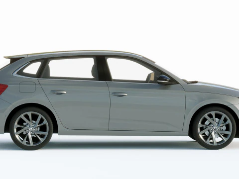 Skoda Scala 2019 3D Model