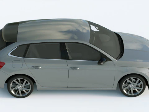Skoda Scala 2019 3D Model