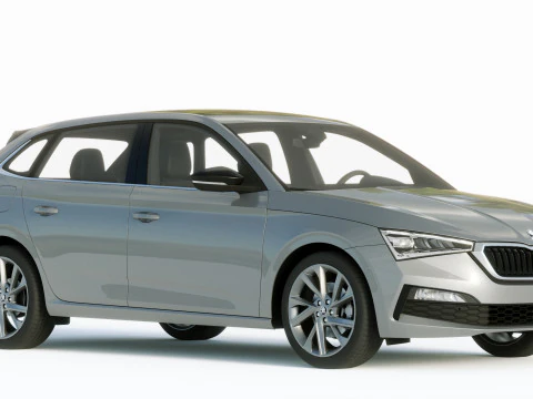 Skoda Scala 2019 3D Model