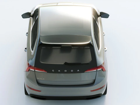 Skoda Scala 2019 3D Model