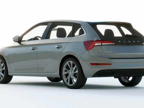 Skoda Scala 2019 3D Model
