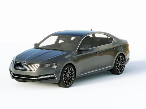 Skoda Superba 2020 Modello 3D