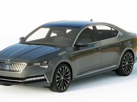 Skoda Superb 2020 3D Model