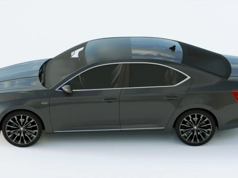 Skoda Superb 2020 3D Model