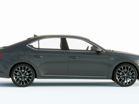 Skoda Superb 2020 3D Model