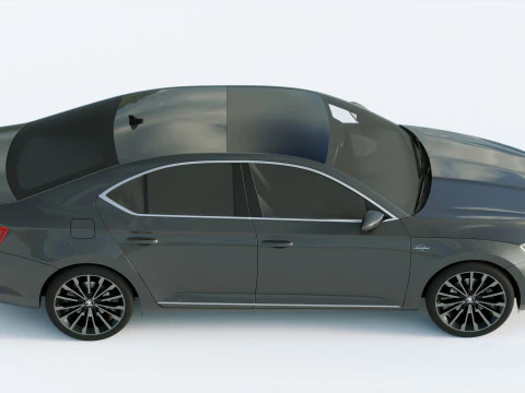 Skoda Superb 2020 3D Model