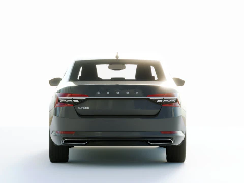 Skoda Superb 2020 3D Model
