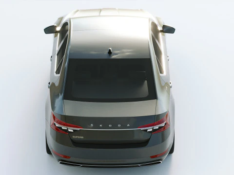 Skoda Superb 2020 3D Model