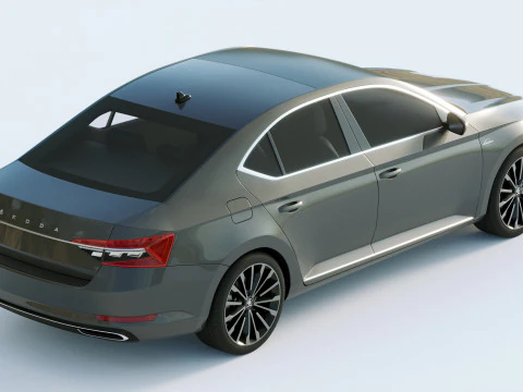 Skoda Superb 2020 3D Model