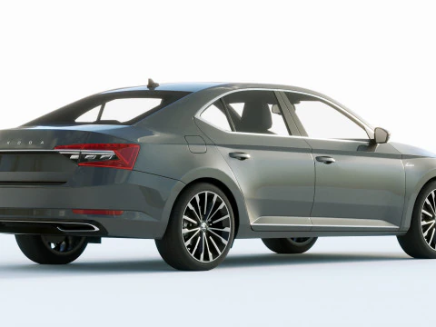 Skoda Superb 2020 3D Model