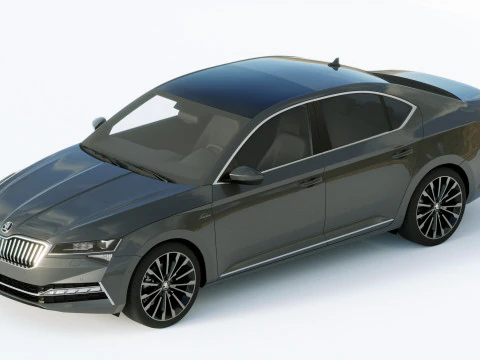 Skoda Superb 2020 3D Model