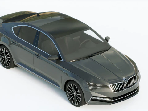 Skoda Superb 2020 3D Model