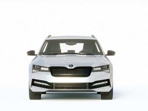 Skoda Superb Combi 2020 3D Model