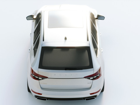 Skoda Superb Combi 2020 3D Model