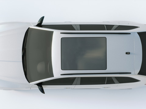 Skoda Superb Combi 2020 3D Model