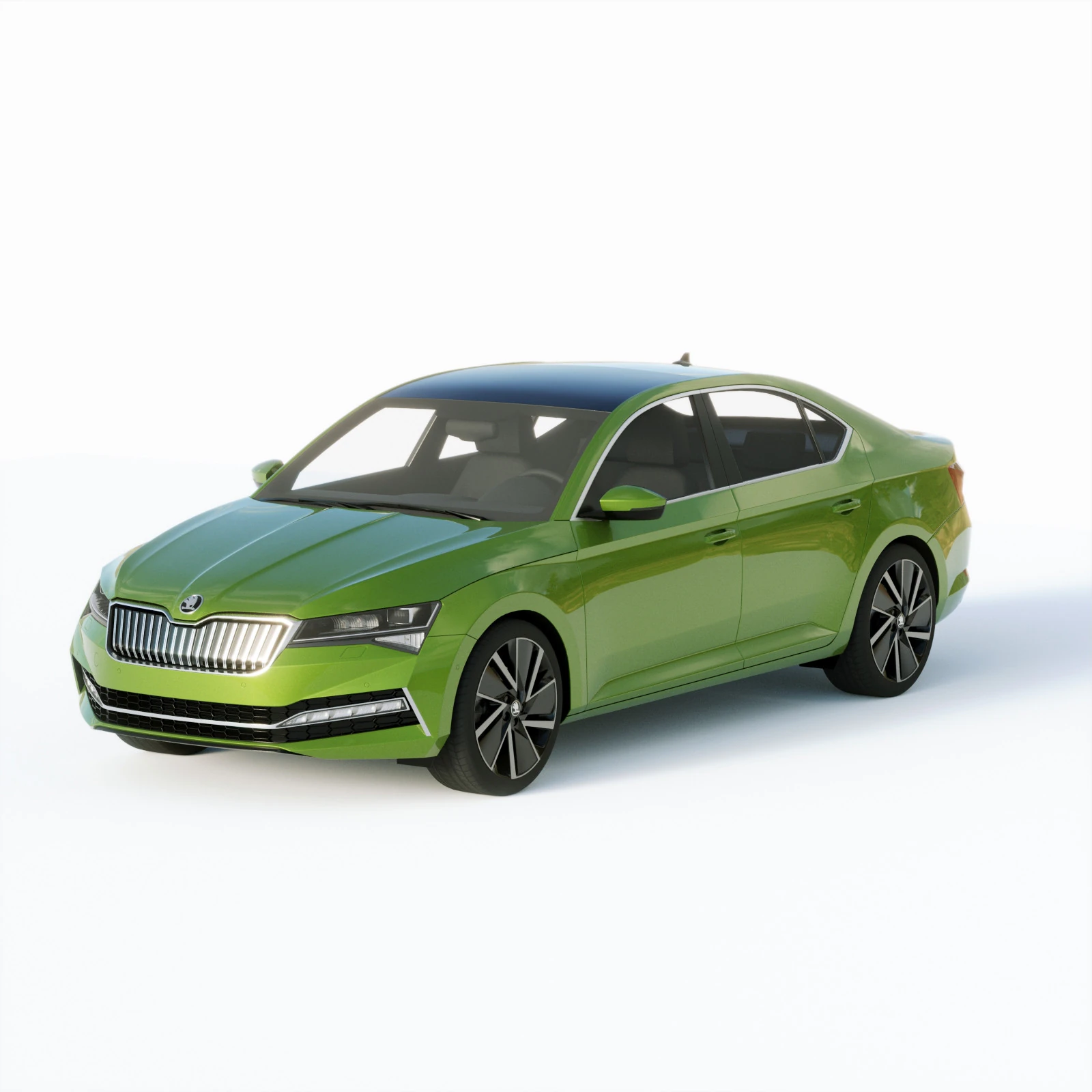 Skoda Superb IV 2020 3D Model .c4d .max .obj .3ds .fbx .stl .blend