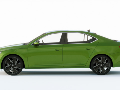 Skoda Superb IV 2020 3D Model