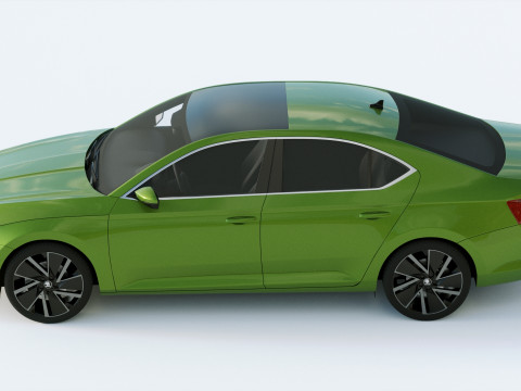 Skoda Superb IV 2020 3D Model