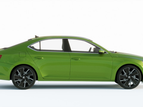 Skoda Superb IV 2020 3D Model