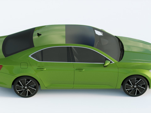 Skoda Superb IV 2020 3D Model