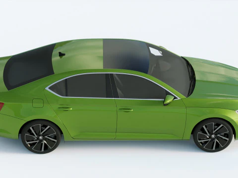 Skoda Superb IV 2020 3D Model