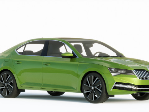 Skoda Superb IV 2020 3D Model