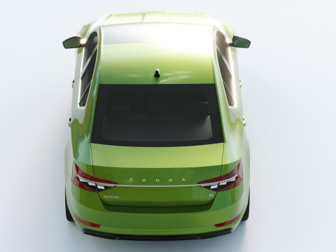 Skoda Superb IV 2020 3D Model