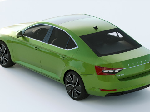 Skoda Superb IV 2020 3D Model