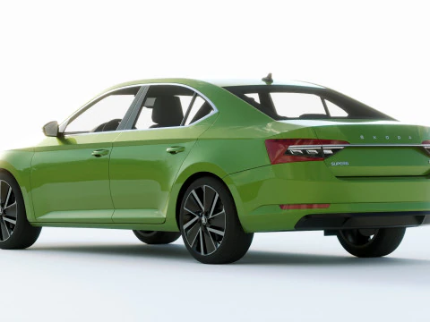 Skoda Superb IV 2020 3D Model
