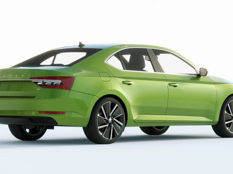Skoda Superb IV 2020 3D Model