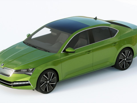 Skoda Superb IV 2020 3D Model