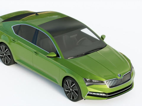 Skoda Superb IV 2020 3D Model