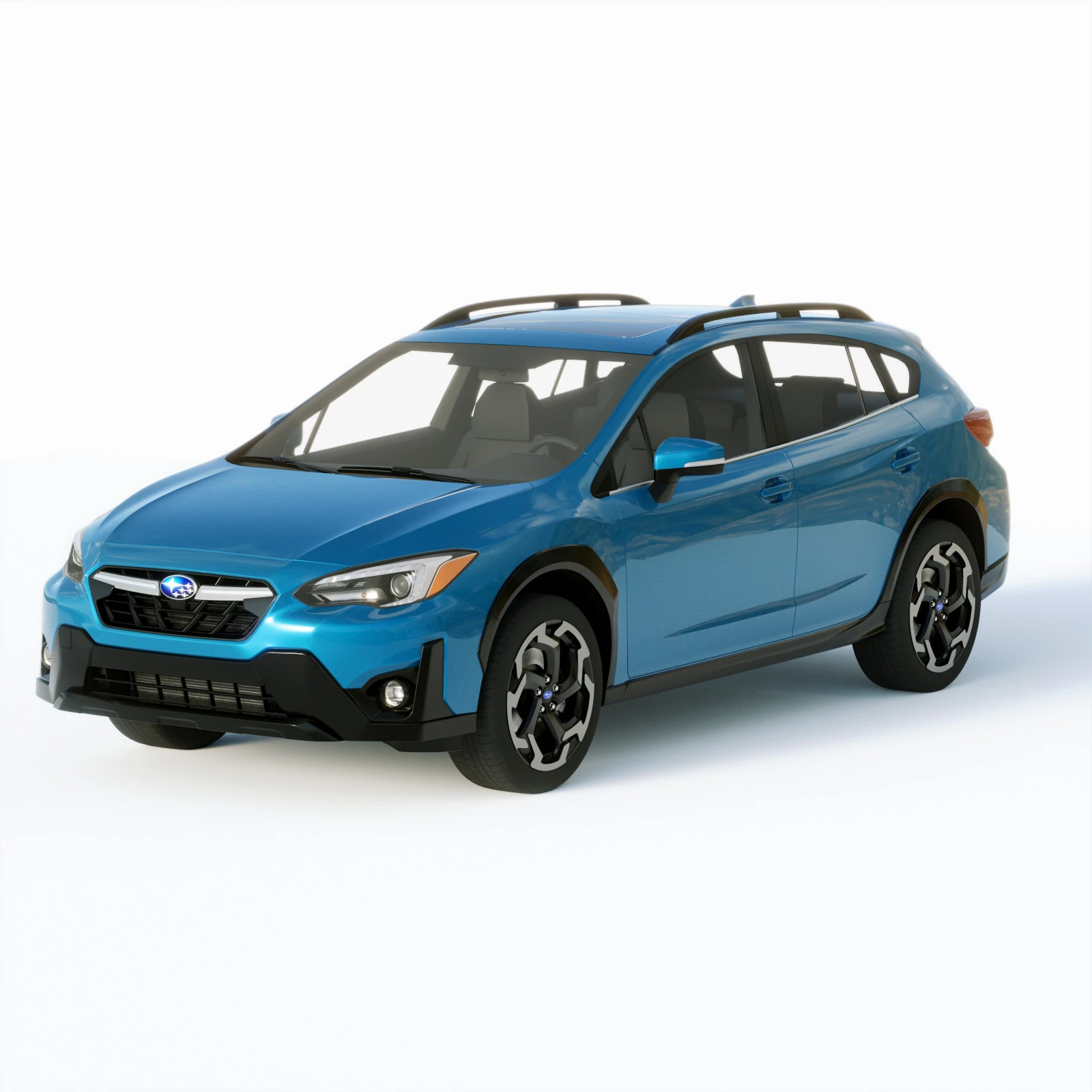Subaru Crosstrek 2021 3D Model .c4d .max .obj .3ds .fbx .stl .blend 