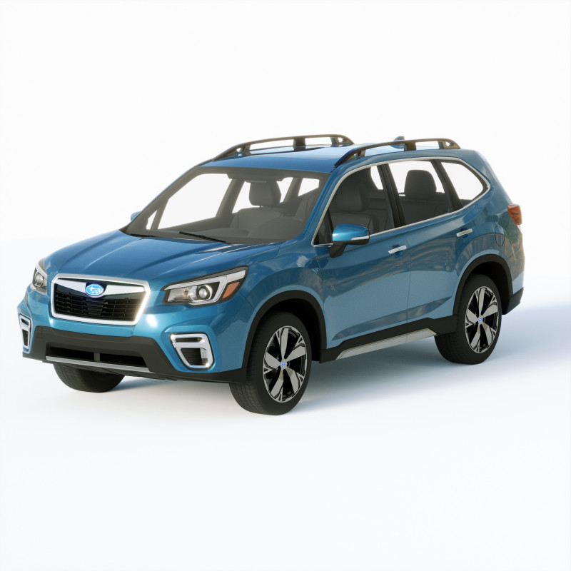 Subaru Forester 2019 3D Model .c4d .max .obj .3ds .fbx .stl .blend 