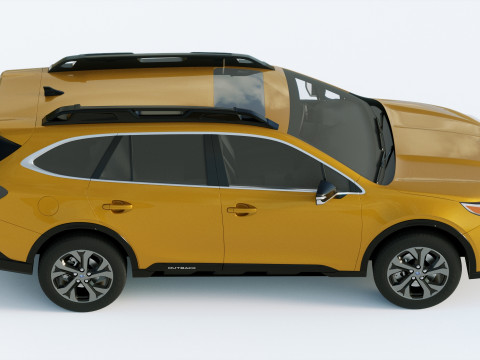 スバル アウトバック 2020 3Dモデル