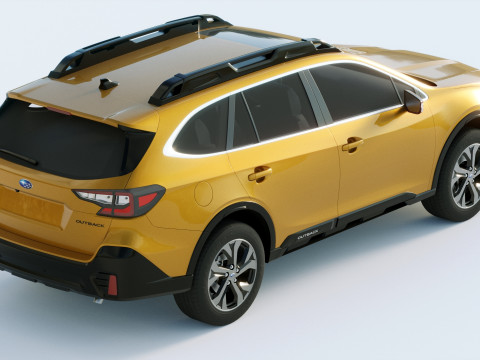 スバル アウトバック 2020 3Dモデル