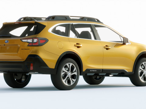 スバル アウトバック 2020 3Dモデル