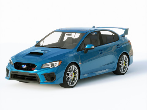 Subaru WRX STI S209 2019 3D Model