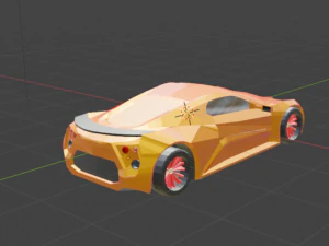 3d smart model car 3D Model